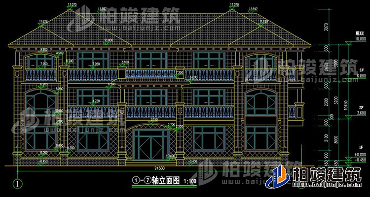 正立面图