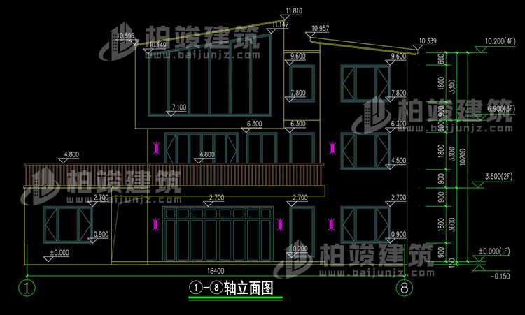 正立面图