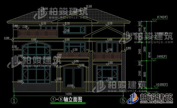 正立面图